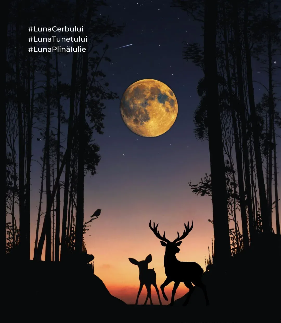 Luna Plină din iulie (Luna Cerbului)
